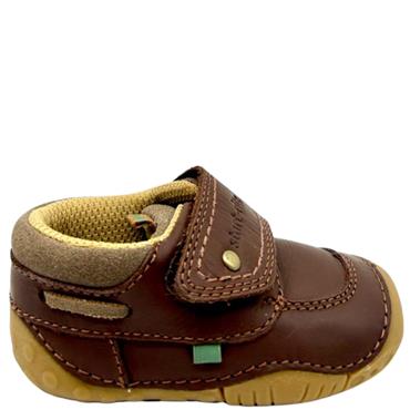 STARTRITE BOYS H FIT VELCRO PREWALKER - BROWN
